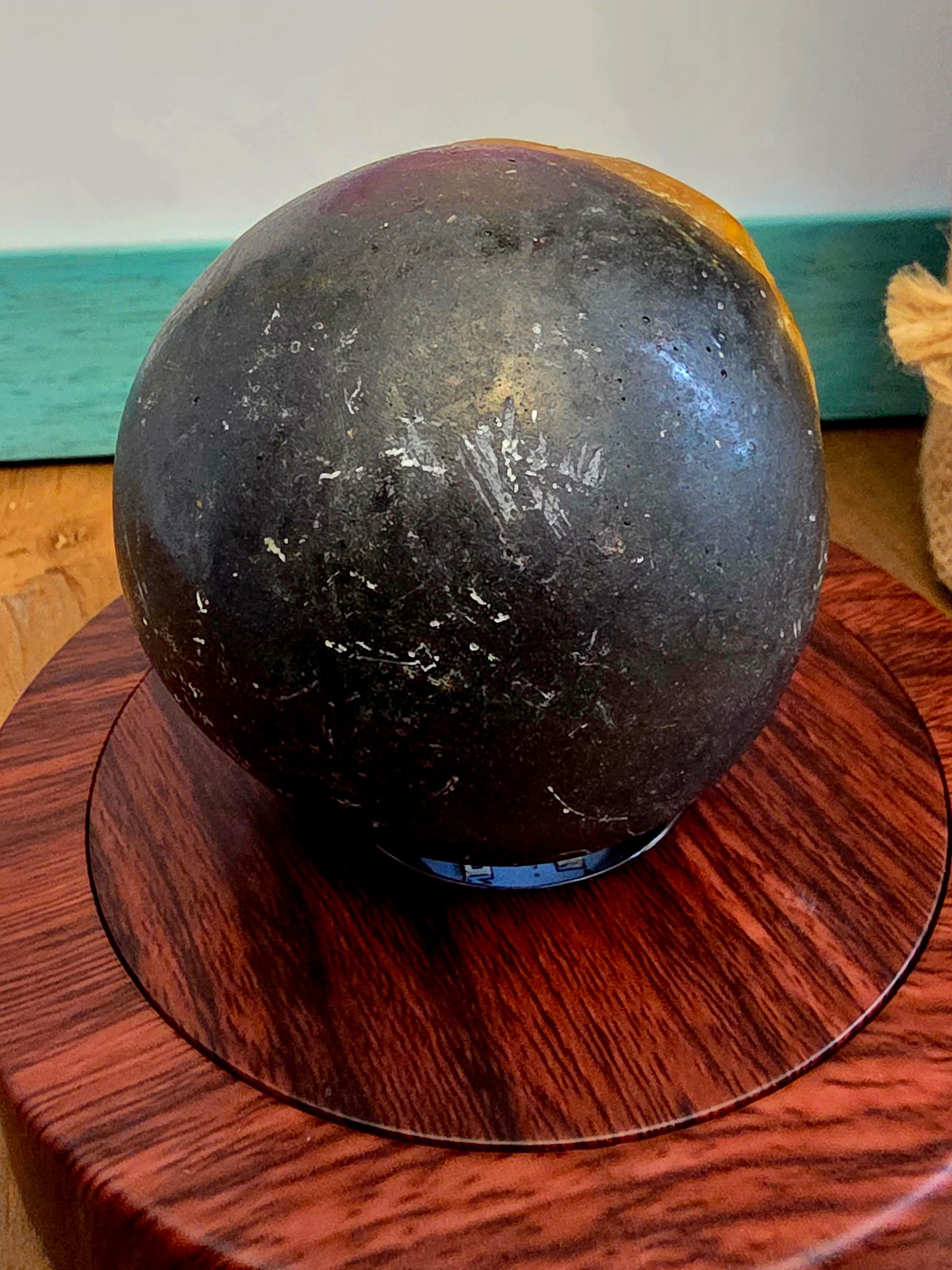 Citrine Geode Sphere | Golden Citrine Druzy Crystal Sphere | Open Cave Quartz Display Specimen | Crystal Home Décor