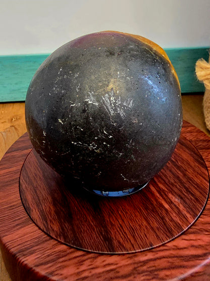 Citrine Geode Sphere | Golden Citrine Druzy Crystal Sphere | Open Cave Quartz Display Specimen | Crystal Home Décor