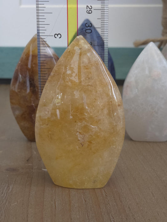 Golden Citrine Freeform Flame