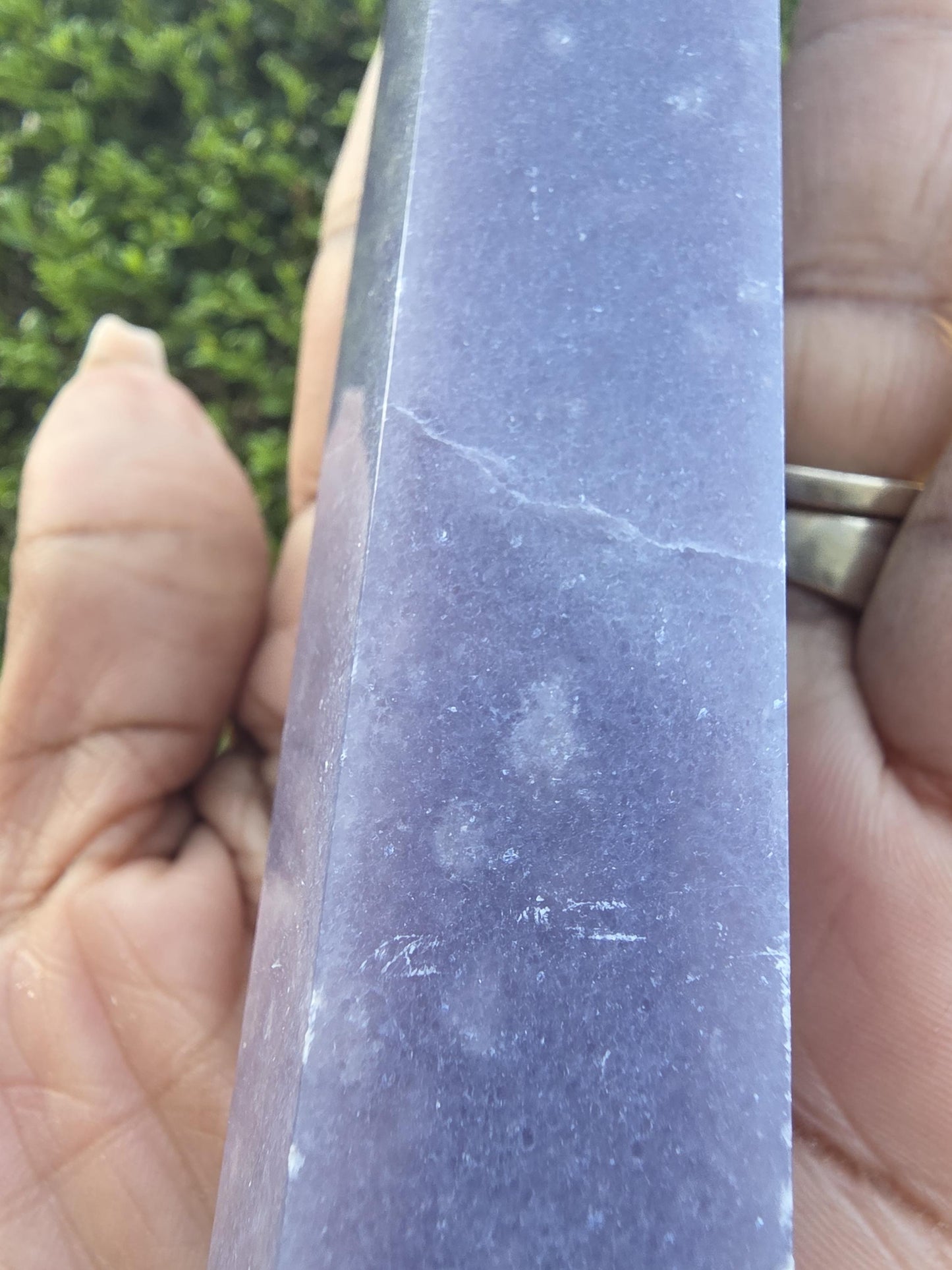 Lepidolite Crystal Tower | Lavender Purple Point | Calming Stone | Polished Crystal Obelisk