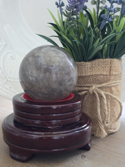 Smoky Quartz Sphere | Natural Polished Crystal Orb