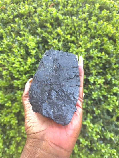 Large Raw Black Tourmaline Chunk – Natural Protection Stone | Collector Display Crystal | Grounding Energy Piece