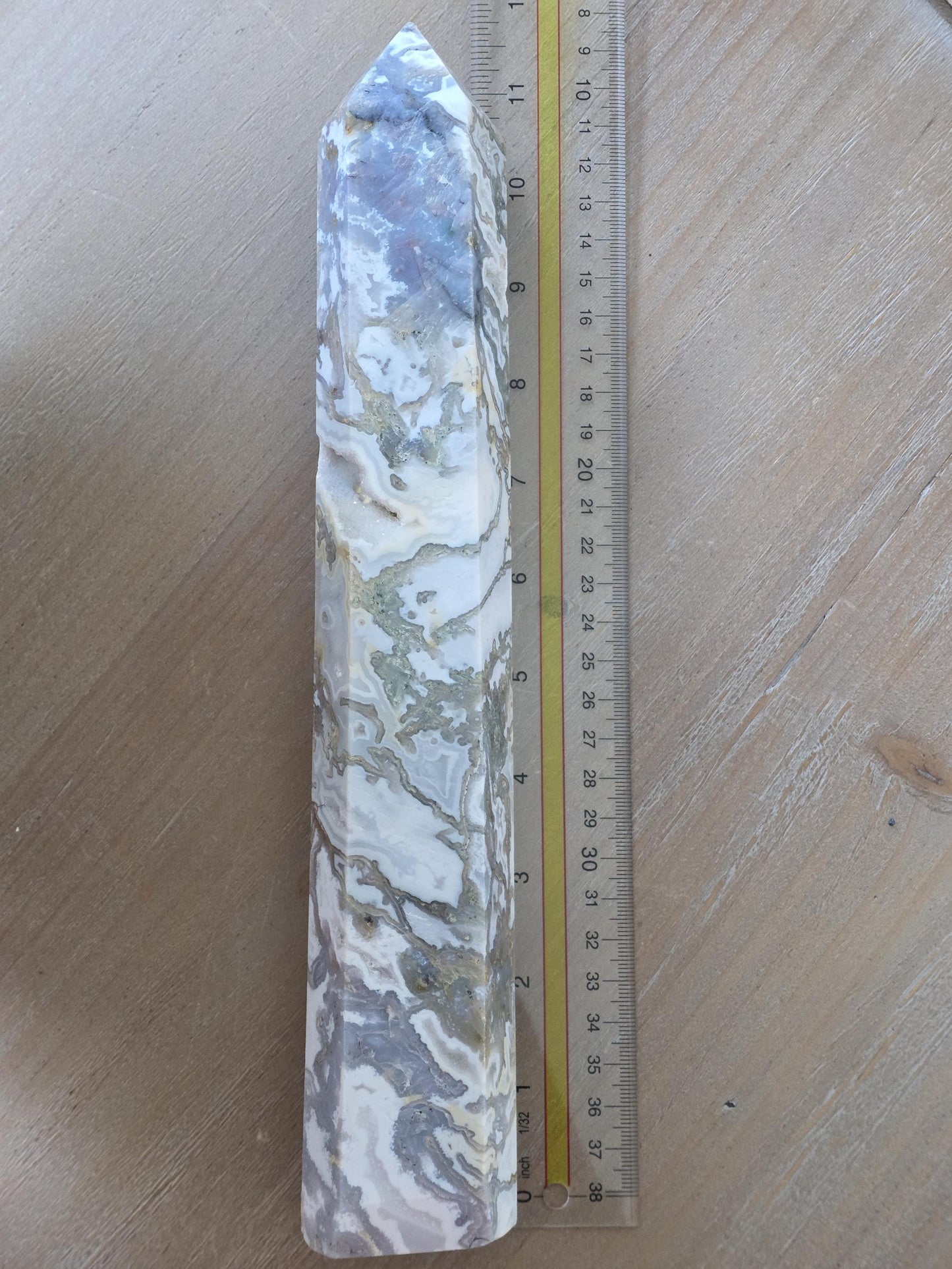Matching Lace Agate Tower Pair | Large Collector Crystal Points