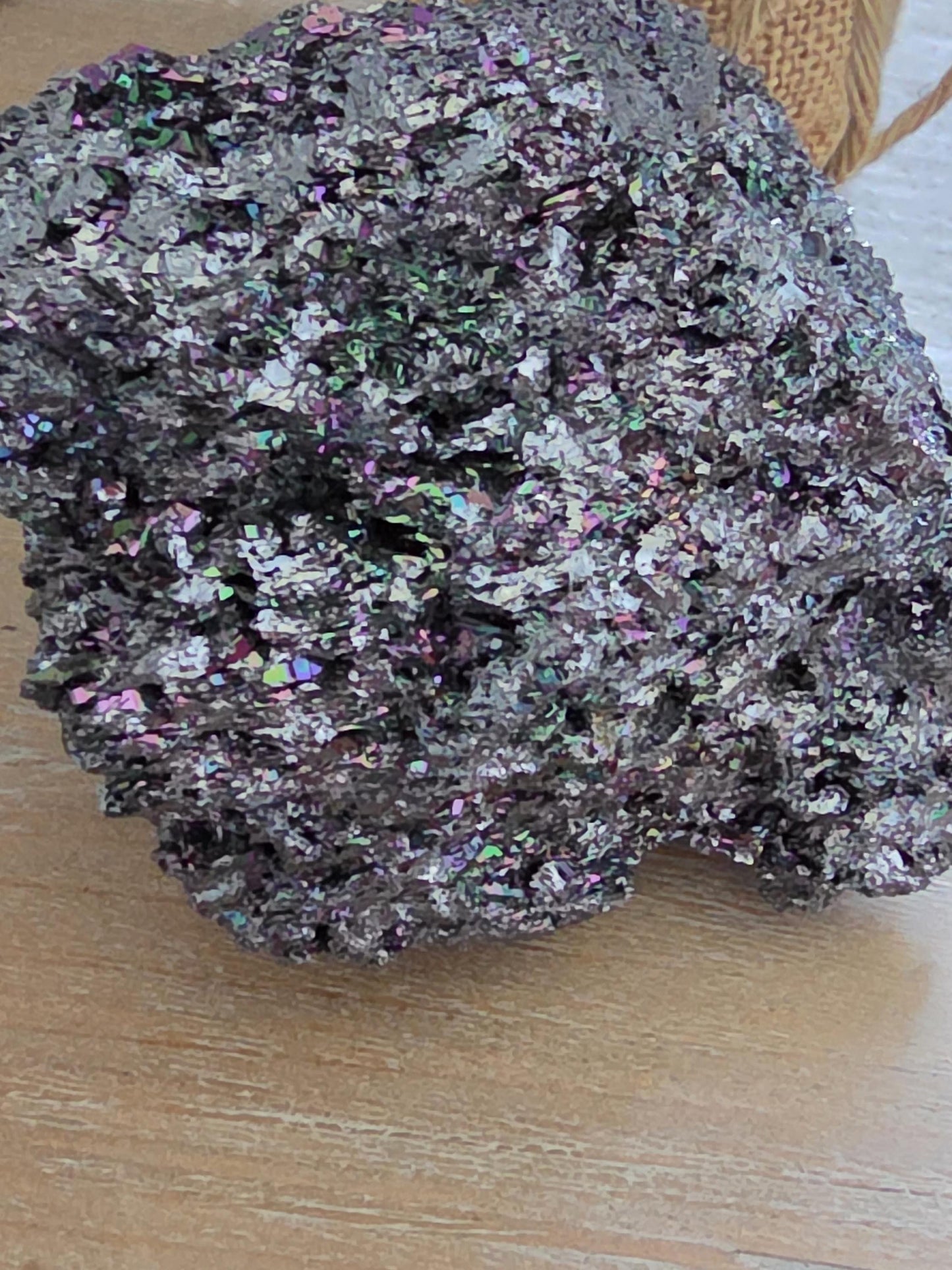 Titanium Aura Quartz Cluster | Iridescent Rainbow Druzy Specimen