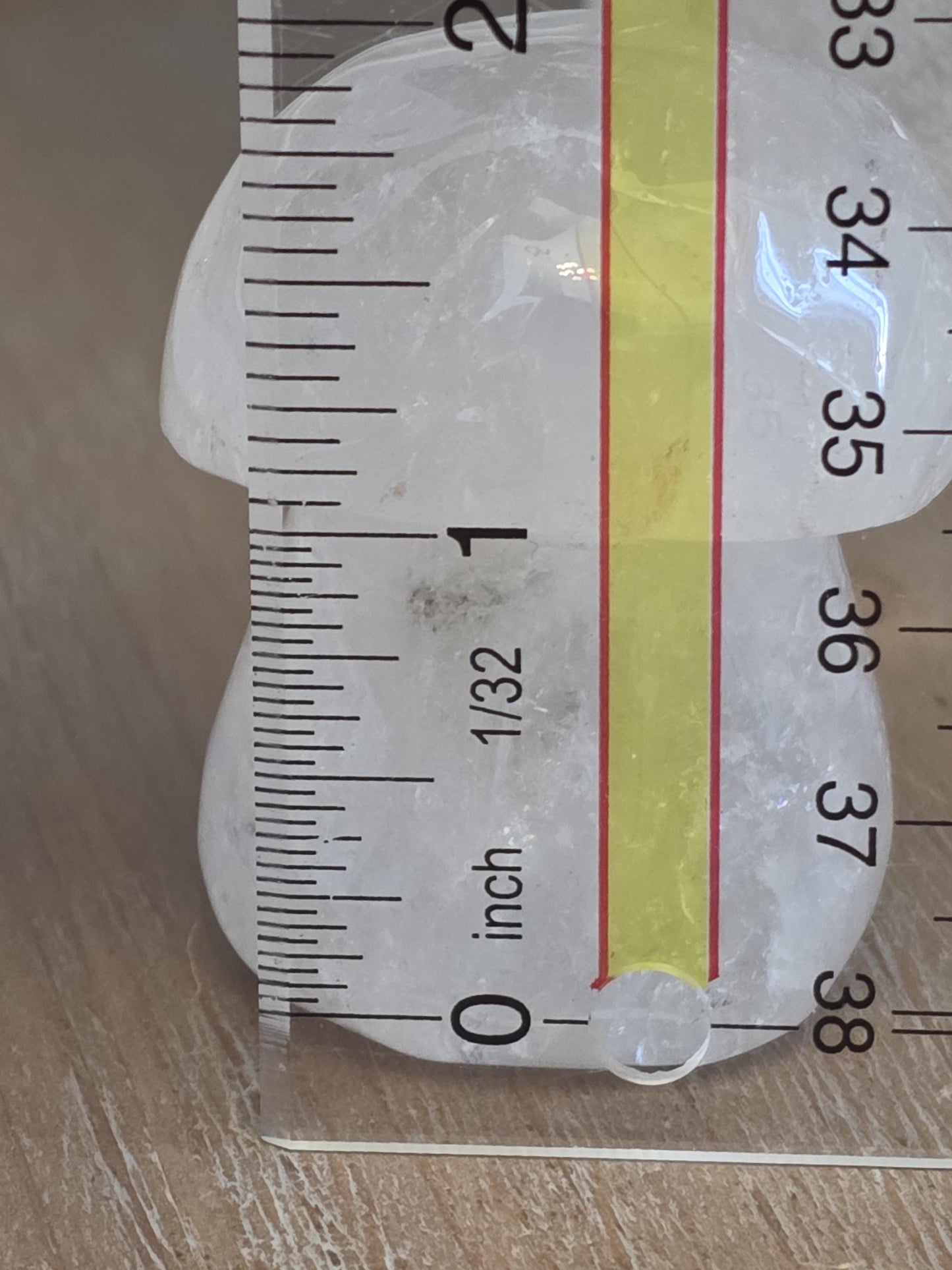 Mini Clear Quartz Mushroom Carvings | Hand Polished Crystal Decor, Healing Altar Stones