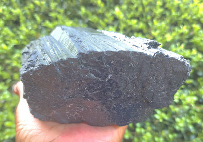 Large Raw Black Tourmaline Chunk – Natural Protection Stone | Collector Display Crystal | Grounding Energy Piece