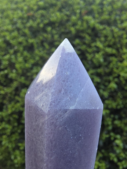 Lepidolite Crystal Tower | Lavender Purple Point | Calming Stone | Polished Crystal Obelisk