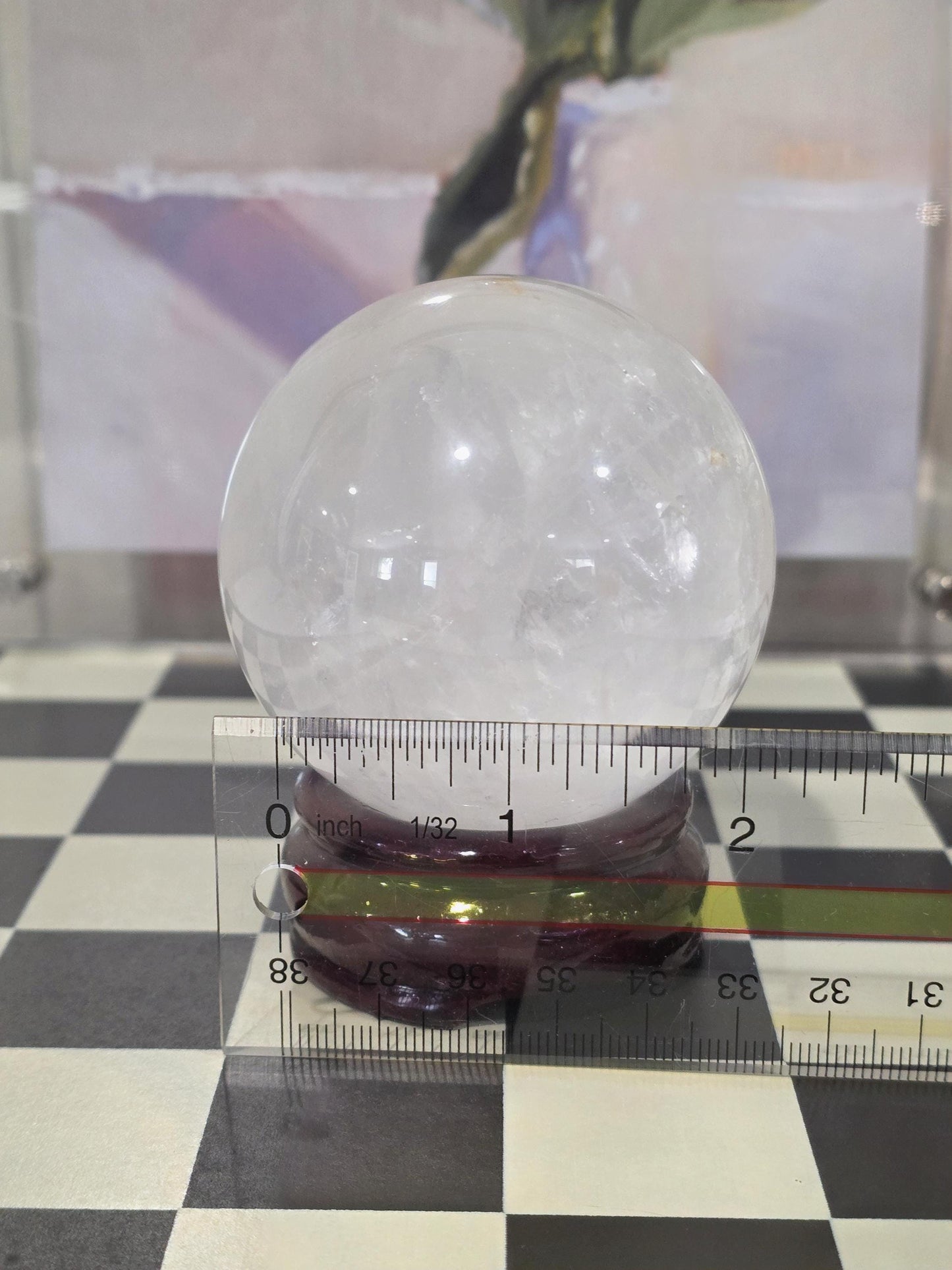 Clear Quartz Sphere | Polished Energy Amplifier Crystal (2.5 inches)