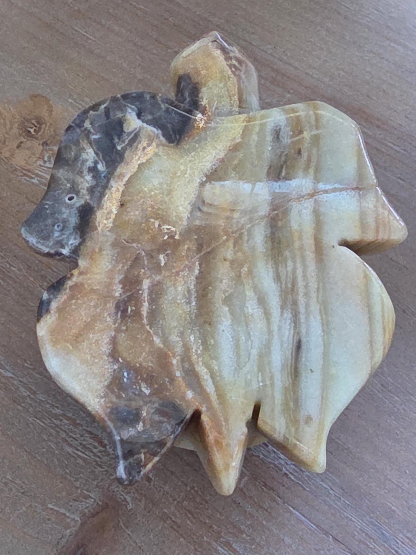 Hand Carved Onyx Turtle Figurine | Symbol of Longevity & Protection | Crystal Animal Decor