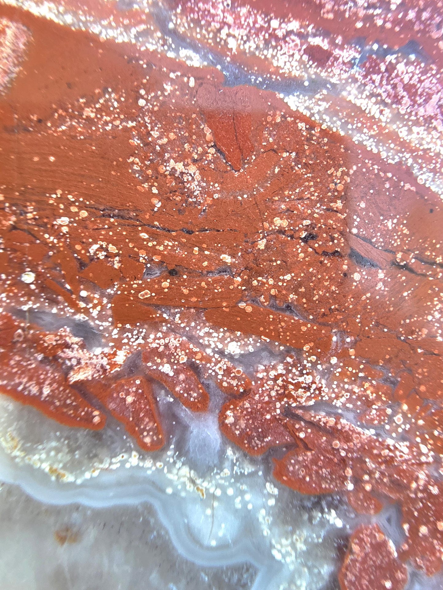 Large Polychrome Jasper Tower – Red Jasper Crystal Point | Statement Energy Piece | Grounding & Strength Stone