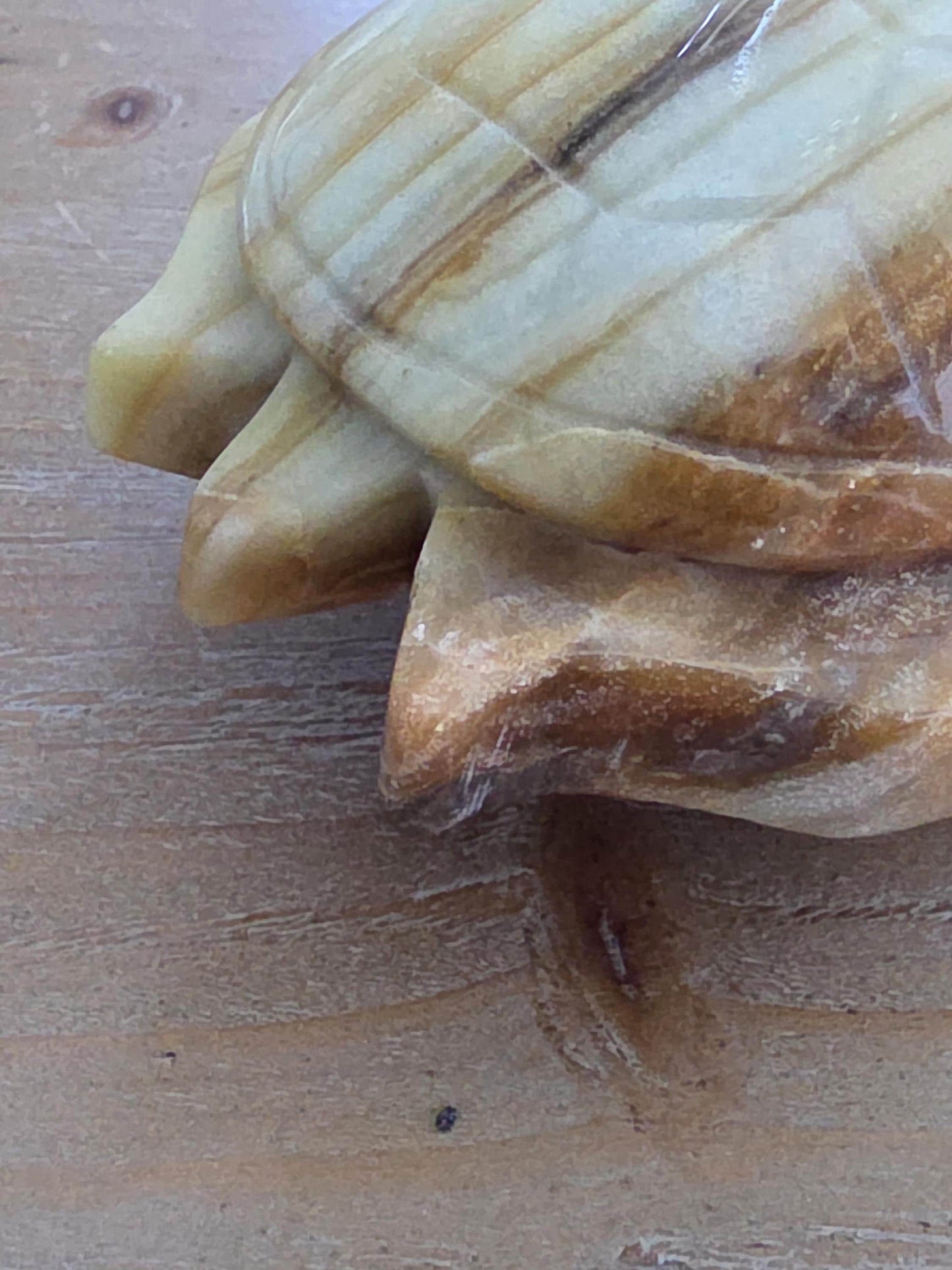 Hand Carved Onyx Turtle Figurine | Symbol of Longevity & Protection | Crystal Animal Decor