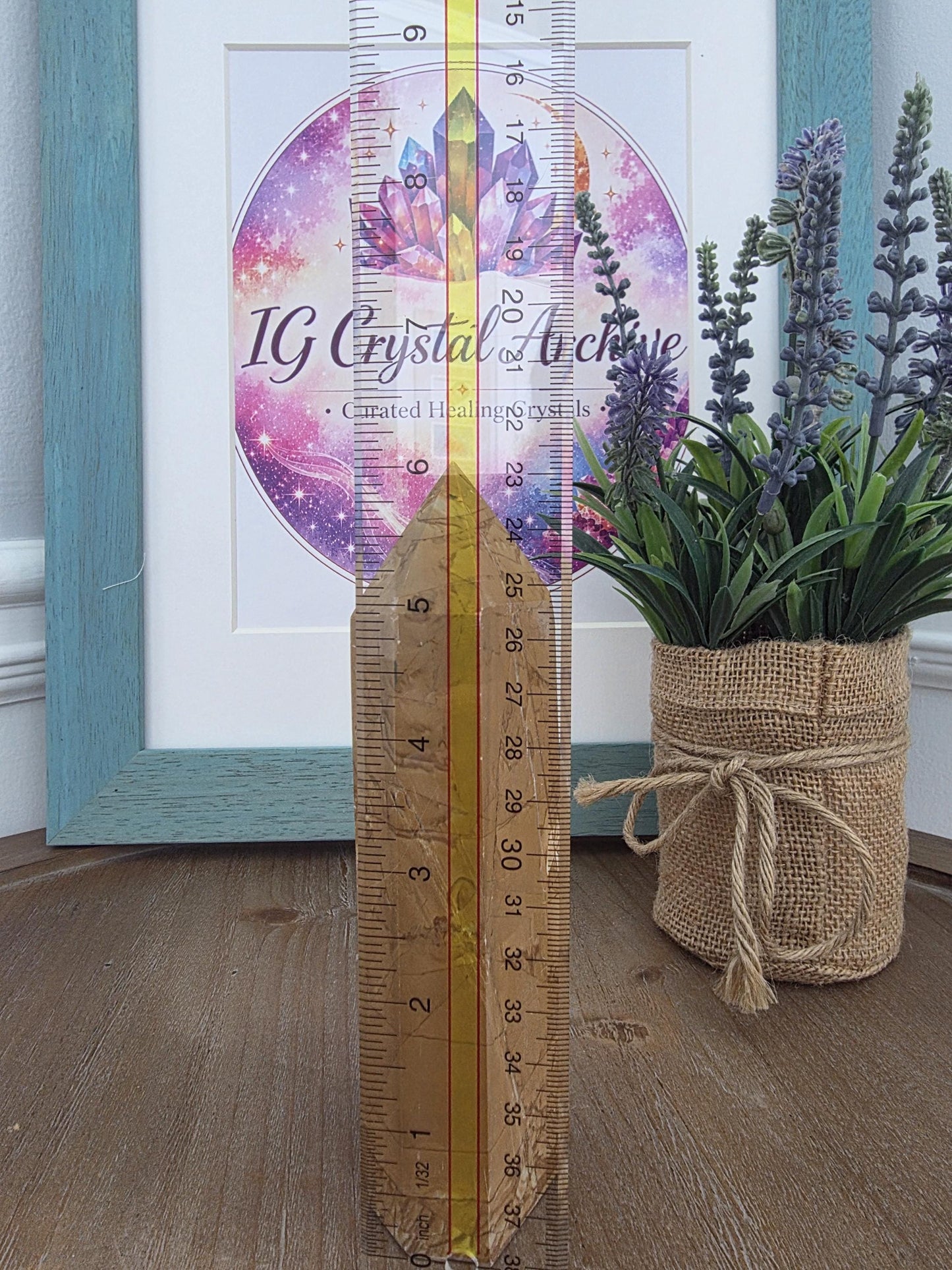 Picture Jasper Tower | Natural Desert-Toned Jasper Point | Polished Statement Crystal