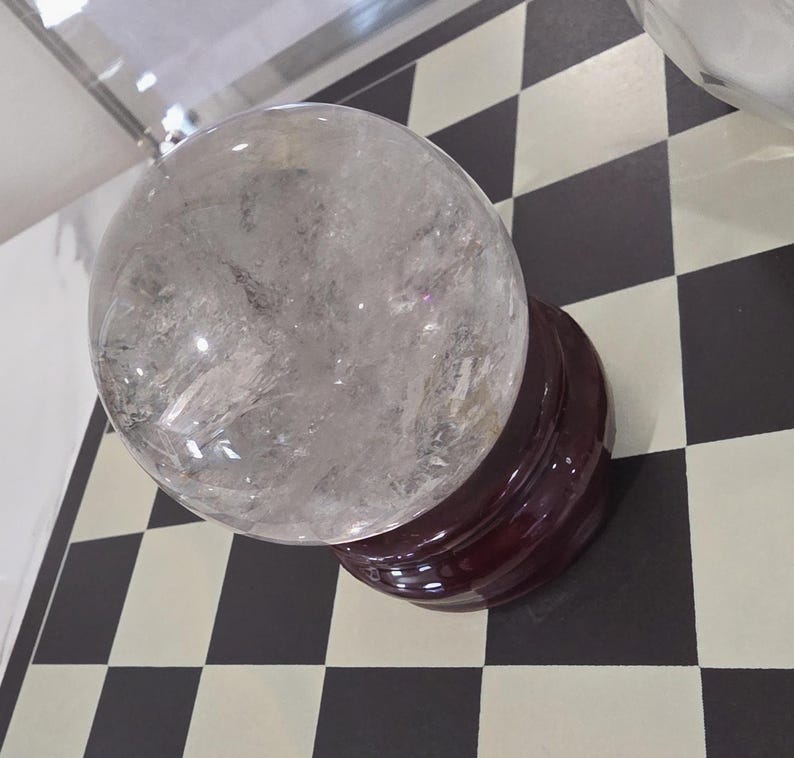 Garden Quartz Sphere | Dreamy Lodolite Crystal Ball | One-of-a-Kind Energy Piece